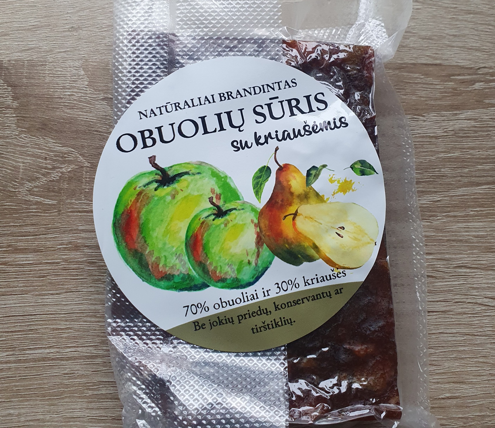 Obuolių sūris su kriaušėmis 360g