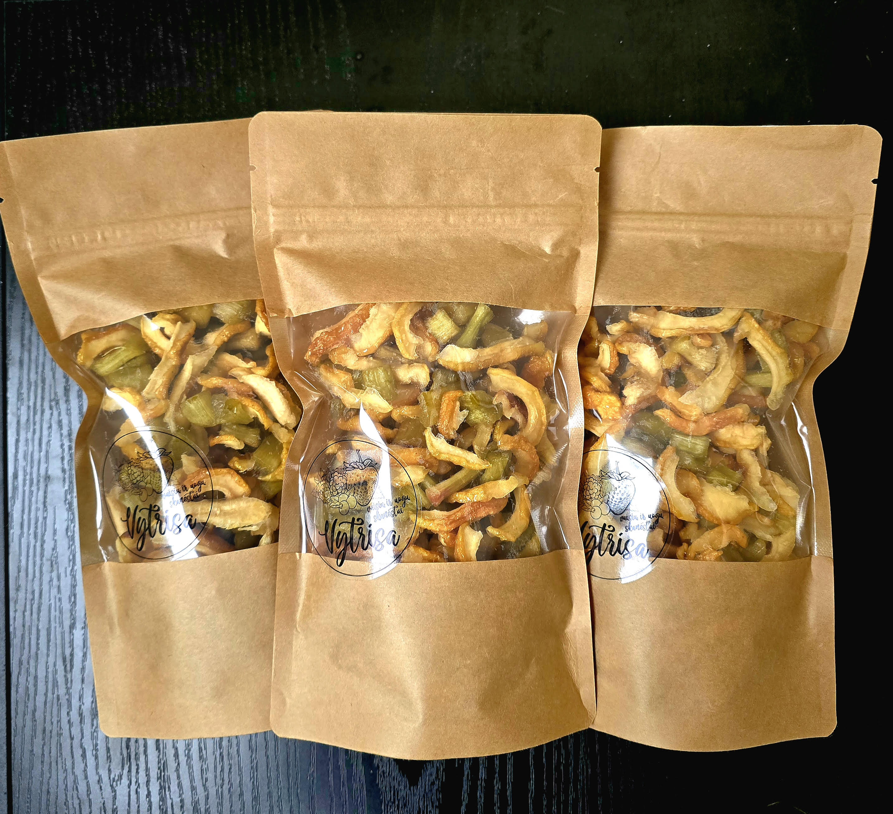 Svarainių ir rabarbarų cukatos 200g